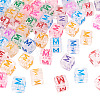 50Pcs Acrylic European Beads MACR-TADJ0001-13M-3
