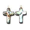 Natural Abalone Shell Pendants SH-CJC0AC7-01A-G-1