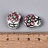 Handmade Porcelain Ceramic Beads PORC-Q005-08C-3