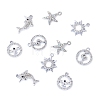 10Pcs 5 Styles Alloy Pendants FIND-TADJ0001-26A-2