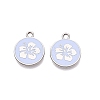 Rack Plating Alloy Enamel Pendants ENAM-N070-01F-02P-01-1
