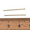 Brass Flat Head Pins KK-H502-01C-G-3