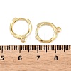 Brass Hoop Earring Findings KK-H292-05G-3