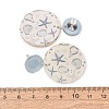 Acrylic Dangle Stud Earrings FS-WG5876E-01-3