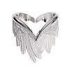 Wing Alloy Adjustable Cuff Open Rings FS-WG6CA92-01-1
