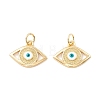 Rack Plating Brass Enamel Pendants LS-KK-D073-28G-03-1