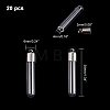 Glass Bottle Pendants GLAA-PH0007-48P-3
