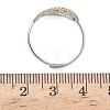 304 Stainless Steel Cuff Open Rings RJEW-Z121-02GP-08-5