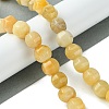 Natural Topaz Jade Beads Strands G-H023-A11-01-2
