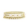 Temperament Magnet Gold Elastic Bracelet Baroque Imitation Pearl Multi layered Layered Bracelet Small and Popular Bracelet BK8855-2-1