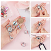 DIY Interchangeable Dome Office Lanyard ID Badge Holder Necklace Making Kit DIY-SC0021-97G-3