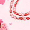 270Pcs Valentine's Day Handmade Polymer Clay Beads Strands CLAY-PA0001-52-4