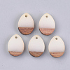 Resin & Walnut Wood Pendants RESI-S358-15E-1