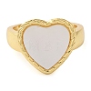 Shell Finger Ring for Women RJEW-Z060-01G-01-2