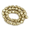 Electroplated Shell Pearl Beads Strands BSHE-H113-05E-2