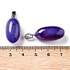 Natural Agate Dyed Pendants G-Q016-03D-3