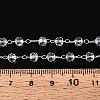 Handmade Glass Faceted Round Beaded Chains CHC-ZX005-05S-4