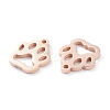 Ion Plating(IP) 304 Stainless Steel Pet Charms STAS-Y002-07RG-2