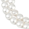 Electroplated Shell Pearl Beads Strands BSHE-G027-13A-4