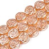 Electroplate Glass Beads Strand LS-EGLA-S188-19-A02-1