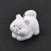 Flocky Resin Pendants FIND-A061-02A-3