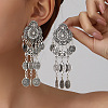 Alloy Crystal Rhinestone Chandelier Earrings for Women WG1C2F6-03-2