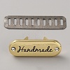 Alloy Crystal Rhinestone Handmade Label Tags FIND-WH0173-534B-G-1