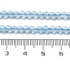 Natural Blue Topaz Beads Strands G-H079-A02-03-5