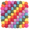 Round Wool Felt Ball Coasters AJEW-WH20020-151B-7