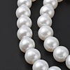 White Glass Pearl Round Loose Beads For Jewelry Necklace Craft Making X-HY-10D-B01-2
