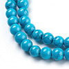 Synthetic Turquoise Beads Strands TURQ-H038-6mm-XXS09-3