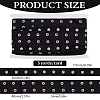 5 Yards 201 Stainless Steel Snap Button Tape OCOR-WH0078-190B-01P-2