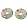 Handmade Porcelain Pendants PORC-N004-124-2