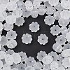 Frosted Transparent Acrylic Beads OACR-P029-03B-06-1