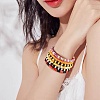 Handmade Polymer Clay Heishi Beads Stretch Bracelets Sets BJEW-JB05902-10-6