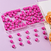 120Pcs Opaque Resin Beads FIND-SC0019-26B-7