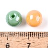 Electroplate Round Glass Beads Strands EGLA-T029-07M-3