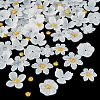 50Pcs 5 Styles Transparent Acrylic Bead Caps MACR-TA0002-88-3