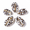 Printed Natural Cowrie Shell Beads X-SSHEL-R047-01-B02-2