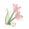 Glass Seed Beaded Pendants PALLOY-MZ01240-03-4