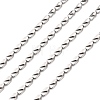 3.28 Feet 304 Stainless Steel Link Chains X-CHS-K002-25-1