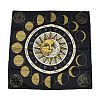 Polyester Peach Skin Tarot Tablecloth for Divination AJEW-D061-01D-1