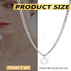 1Pc 304 Stainless Steel Letter Pendant Necklaces NJEW-LP0001-33G-P-2
