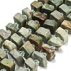 Natural Green Opal Beads Strands G-L642-H03-01-2