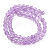 Natural Amethyst Beads Strands G-P503-6MM-08-3