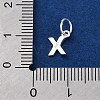 925 Sterling Silver Letter Charms LS-STER-C012-01S-X-3