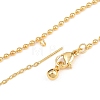 2MM Brass Ball Chain Bracelet Making KK-D238-01G-2