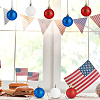 3 Colors Plastic Ball Hanging Ornament KY-WH0046-35-6