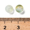 Frosted Transparent Acrylic Beads X1-OACR-F013-12H-3
