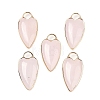 Natural Rose Quartz Pendants G-G193-02G-02-1